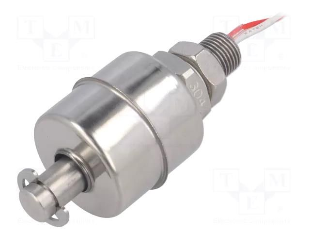 Sensor: liquid level; -20÷130°C; OUT: SPST; lead 0,3m; 1A; 70W PROFFUSE KSL-99-1