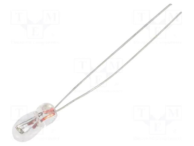 Filament lamp: miniature; 12VDC; 60mA; Bulb: T1; Ø: 3.15mm; L: 7mm BRIGHTMASTER L16-12/60