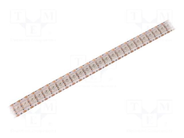 Programmable LED tape; RGB; 5050; LED/m: 144; 12mm; IP65; 140°; 5VDC WORLDSEMI HCBAA144WG