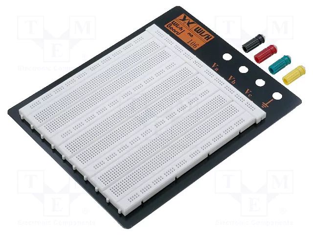 Board: universal; prototyping,solderless; W: 195mm; L: 340mm WISHER ENTERPRISE WB-106