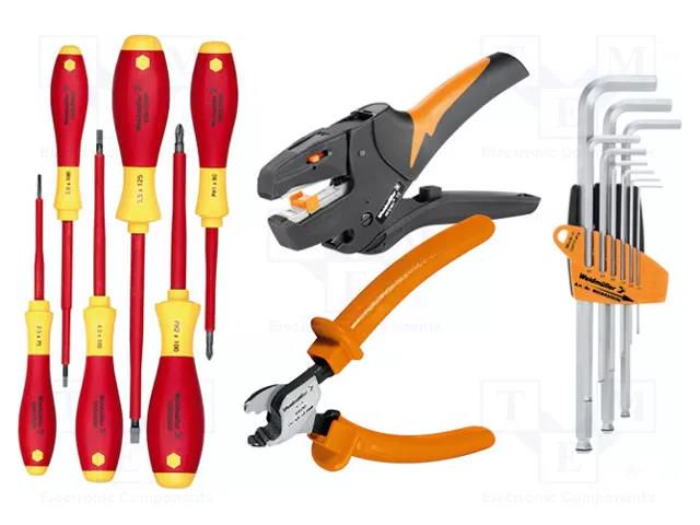 Kit: general purpose; Wire: round,flat; 0.08÷10mm2; 17pcs. WEIDMÜLLER WDM-9918840000