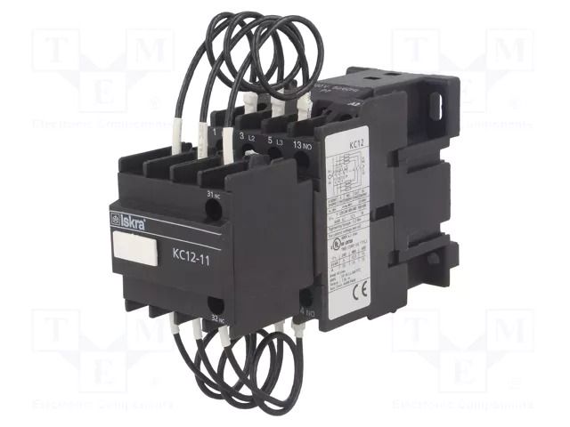 Contactor: 3-pole; for DIN rail mounting; Uoper: 240VAC,440VAC ISKRA KC12-11