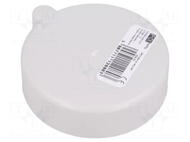Protection; plug; male; 63A; IEC 60309; IP44; 2P+PE,3P+N+PE,3P+PE PCE TS635G