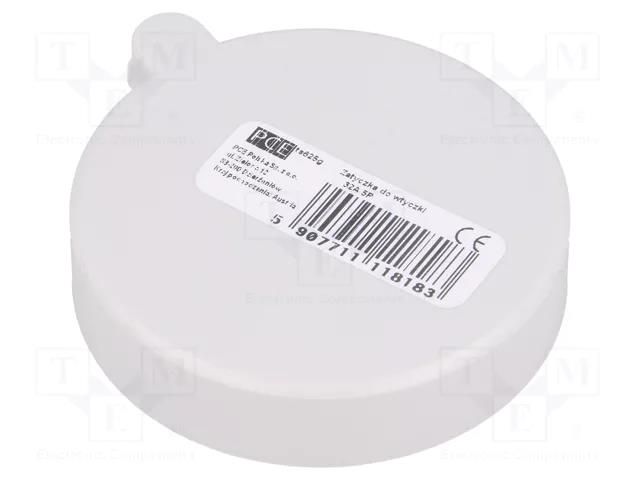 Protection; plug; male; 32A; IEC 60309; IP44; PIN: 5; 3P+N+PE; slide PCE TS625G