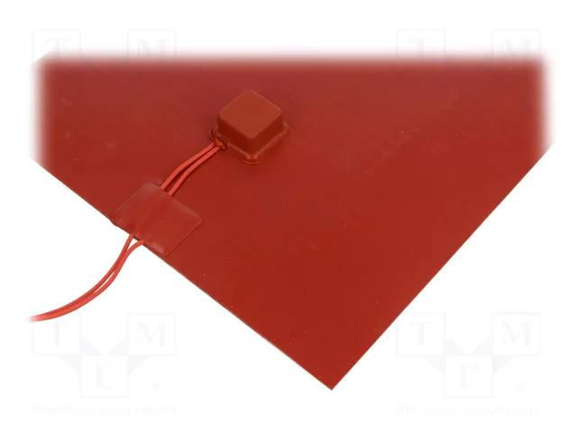 Heating mat; silicone; 460x270mm; 230V; 700W; -30÷180°C; 2W/cm2 SEDES GROUP 504000826