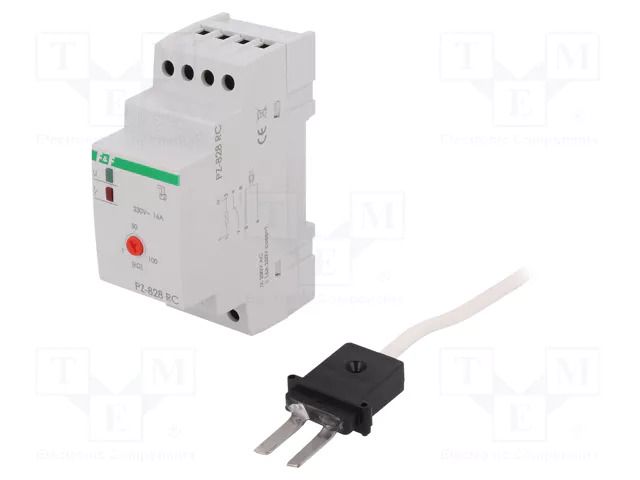 Level monitoring relay; conductive fluid level; 230VAC; SPDT F&F PZ-828-RC