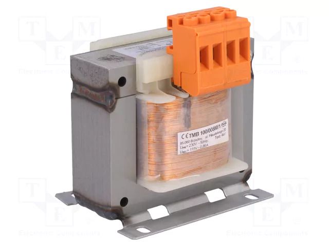 Transformer: mains; 100VA; 230VAC; 115V; Leads: terminal block INDEL TMB100/115V