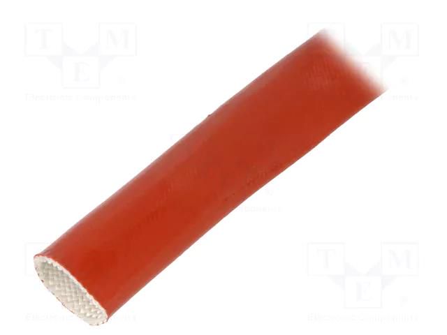 Insulating tube; fiberglass; brick red; -60÷250°C; Øint: 20mm FAVIER SCS4KV-20.0-RB-5