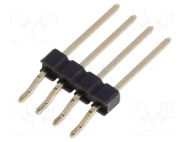 Connector: pin strips; pin header; male; PIN: 4; horizontal; 2.54mm NINIGI ZL315-4SGH