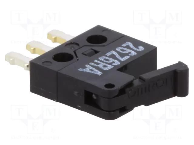 Microswitch SNAP ACTION; 0.05A/30VDC; SPDT; ON-(ON); Pos: 2; D2MQ OMRON Electronic Components D2MQ-4L-105-1