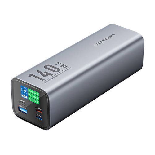 Powerbank Vention LED display 27000mAh 140W FHVH0 (gray), Vention FHVH0