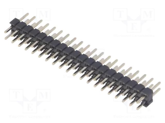 Connector: pin strips; pin header; male; PIN: 40; straight; 2mm; THT CONNFLY ZL303-2X20P