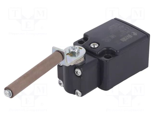 Limit switch; porcelain roller Ø9x57mm R 80mm; NO + NC; 6A; PG11 PIZZATO ELETTRICA FC353-E11