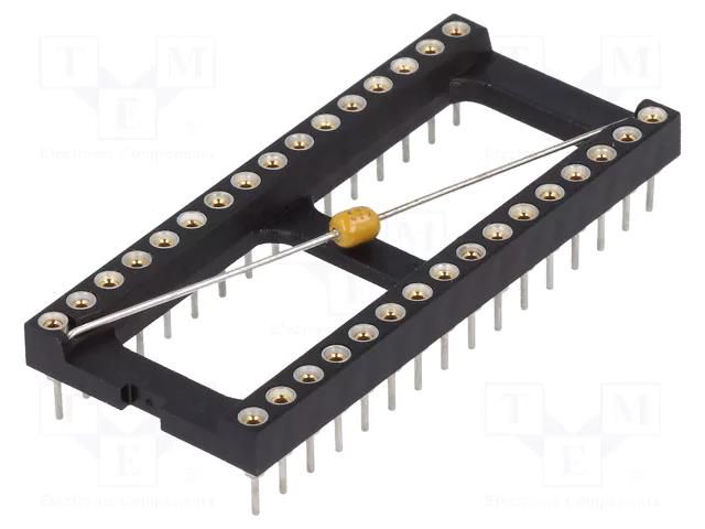 Socket: integrated circuits; DIP32; Pitch: 2.54mm; precision; THT MPE GARRY DIL-32C