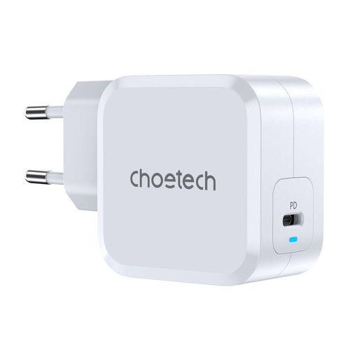 PD8007 USB-C PD45W power charger Choetech EU (white), Choetech XX-PD8007-EU-WH