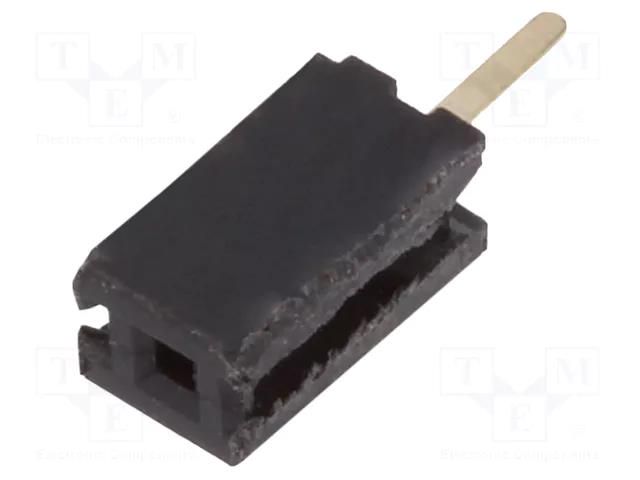 Connector: pin strips; socket; female; PIN: 1; straight; 1A; THT CONNFLY DS1065-01-1X1S8BV