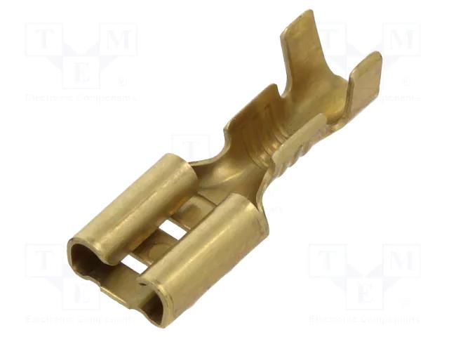 Terminal: flat; 4.8mm; 0.5mm; female; 0.5÷1mm2; crimped; for cable VOGT 3800.60