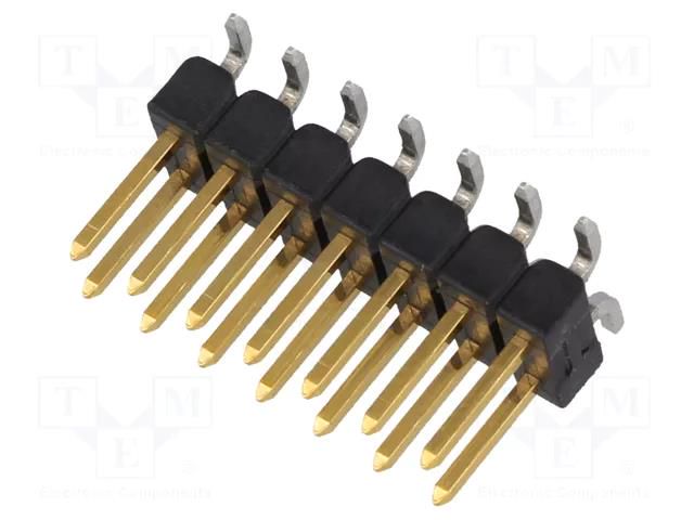 Connector: pin strips; pin header; male; PIN: 14; AMPMODU MOD II TE Connectivity 1241050-7