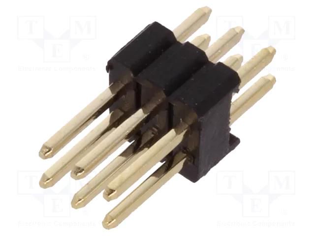 Connector: pin strips; pin header; male; PIN: 6; straight; 1.27mm CONNFLY ZL320-2X3P