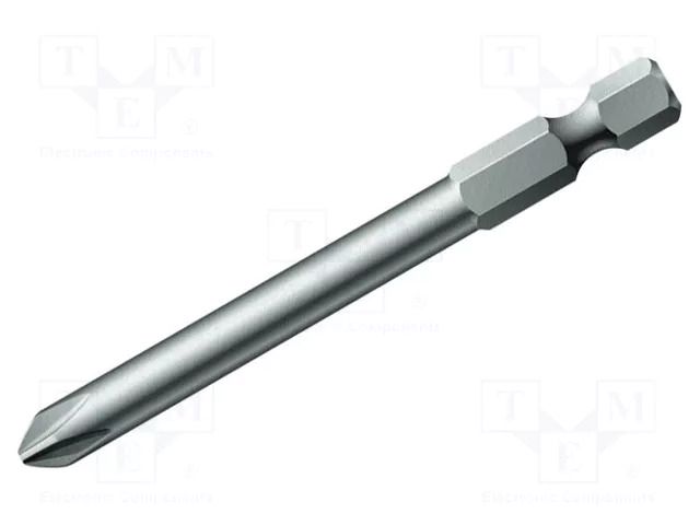 Screwdriver bit; Phillips; PH2; 1/4"; Overall len: 110mm WERA WERA.851/4Z/2