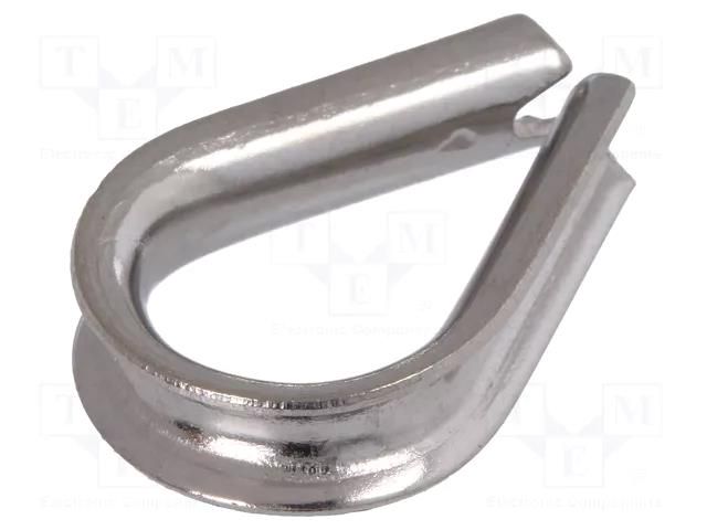 Thimble for rope; FC/FD/FL/FP PIZZATO ELETTRICA VFC870