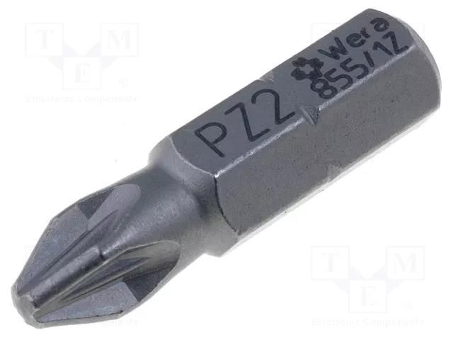 Screwdriver bit; Pozidriv®; PZ2; Overall len: 25mm WERA WERA.855/1Z/2