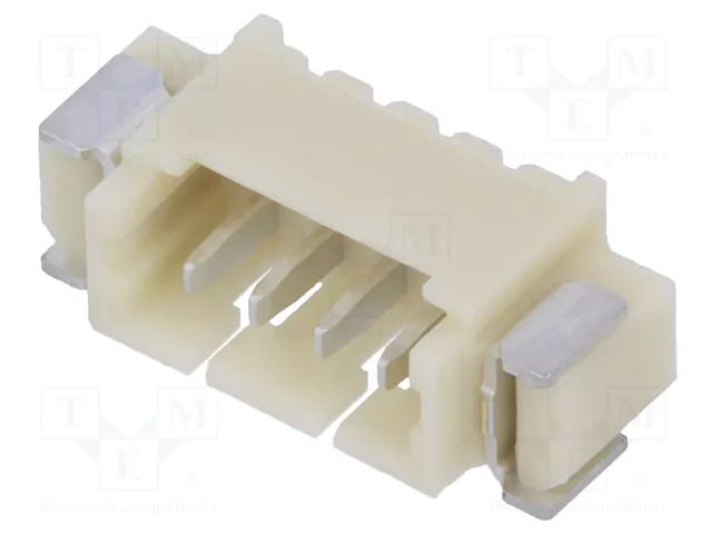 Connector: wire-board; socket; male; PIN: 4; 1A; Urated: 125V; SMT JOINT TECH NX1251-04SMR