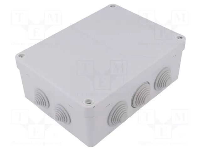 Enclosure: junction box; X: 149mm; Y: 199mm; Z: 77mm; wall mount SPELSBERG HP190-L