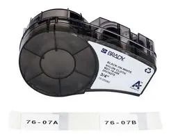 LABELS, PRINTER, 0.75" X 1", BLK/WHT M21-18-499.