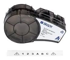LABELS, PRINTER, 0.5" X 21 , BLK/WHT M21-500-581-WT.