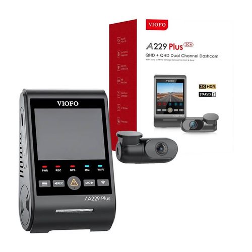 VIOFO A229 PLUS 2CH 2K + 2K WiFi, GPS, Viofo A229 Plus 2CH