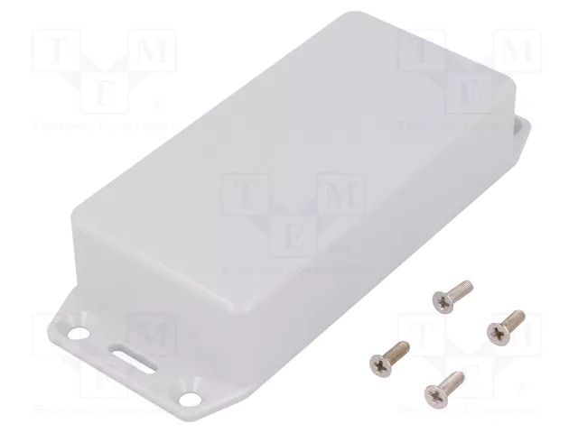 Enclosure: multipurpose; X: 50mm; Y: 100mm; Z: 25mm; 1591; ABS; grey HAMMOND HM-1591AFLGY