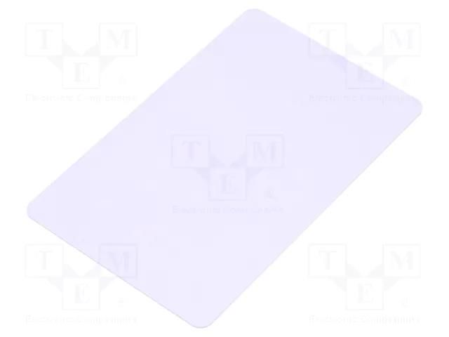 RFID Card; UNIQUE; 86x54x0.8mm; 125kHz; -20÷55°C; Comp: TK4100 GOODWIN RFID-GW-TK4100