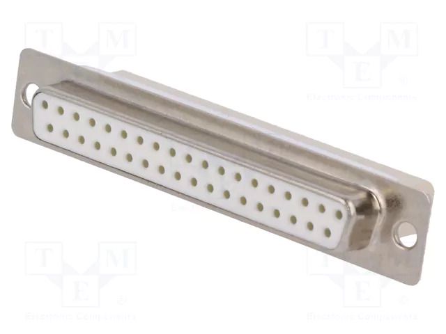 Connector: D-Sub; PIN: 37; plug; female; for cable; 3A; 250V; white MH CONNECTORS MHDBC37SS-NW
