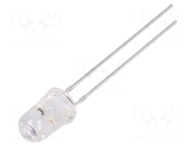 LED; orange; 5mm; blinking; 12000÷14400mcd; 30°; 3÷5VDC; 20mA; 6.8Hz OPTOSUPPLY OS5OGP5A31A-6.8HZ