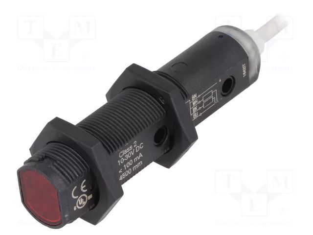 Sensor: photoelectric; Range: 0.1÷4.5m; PNP; DARK-ON,LIGHT-ON BALLUFF BOS00K2