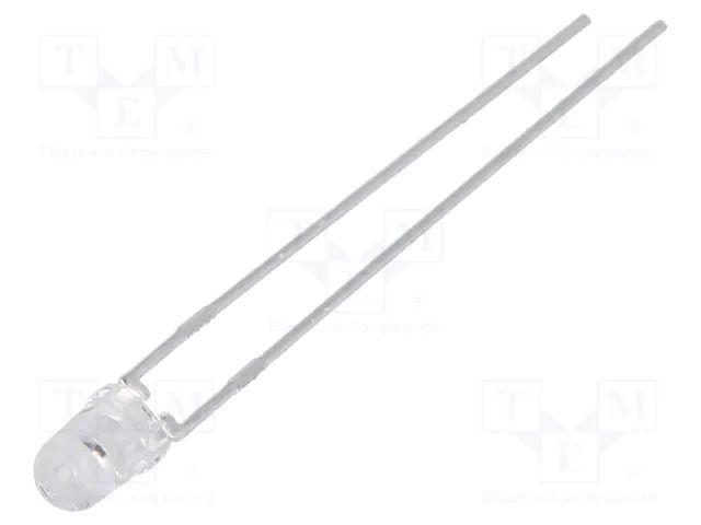 LED; red; 3mm; 35.2÷65mcd; 45°; Front: convex; 1.8÷2.2VDC BROADCOM (AVAGO) HLMP-K105