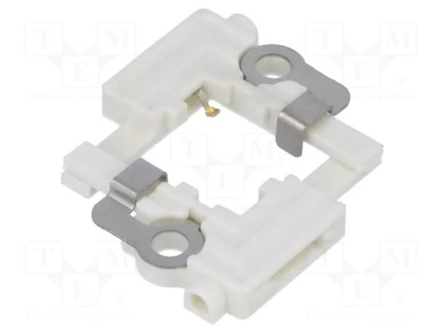 Connector: LED holder; push-in; Features: one-piece TE Connectivity 6-2154874-1