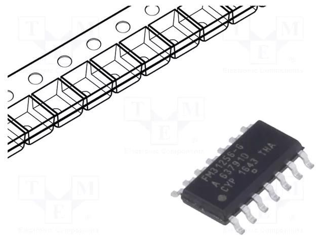 IC: FRAM memory; 256kbFRAM; I2C; 32kx8bit; 2.7÷5.5VDC; 1MHz; SO14 INFINEON (CYPRESS) FM31256-GTR