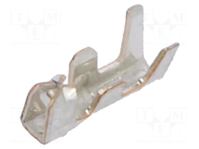 Contact; female; tinned; 0.03÷0.13mm2; bulk; crimped; for cable; 1A MOLEX MX-50079-8100