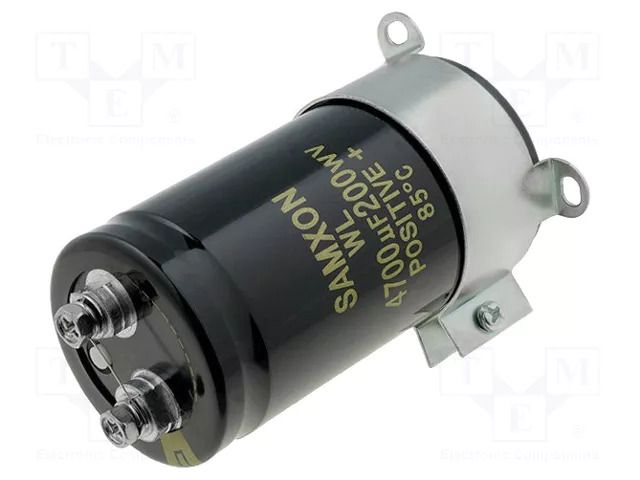 Capacitor: electrolytic; 4700uF; 200VDC; Ø51x100mm; ±20%; 20000h SAMXON WL4700/200