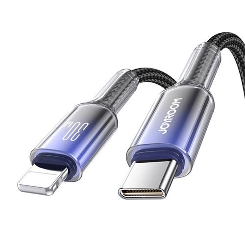 Cable USB-C Lightning Joyroom S-A42 30W 1.2m (black), Joyroom S-A42 C-L Bl