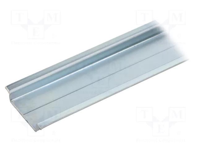 DIN rail; zinc-plated steel; L: 1m; TS35; Profile ht: 7.5mm SIMET SI-TS35