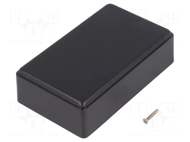 Enclosure: multipurpose; X: 60mm; Y: 99mm; Z: 30mm; SOAP 1; ABS; black TEKO 10012-B.9