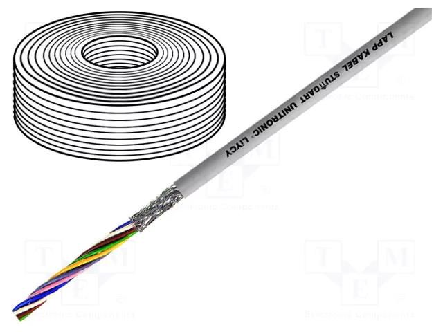 Wire; UNITRONIC® LiYCY; 6x0.25mm2; shielded,tinned copper braid LAPP LIYCY-6X0.25