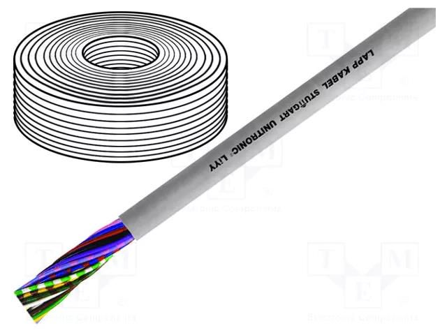 Wire; UNITRONIC® LiYY (TP); 4x2x0.25mm2; unshielded; 500V; Cu LAPP LIYY-TP-4X2X0.25