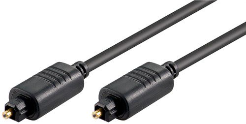 Toslink Cable 5 mm, 0.5 m, black - Toslink male > Toslink male, ø  mm 50564