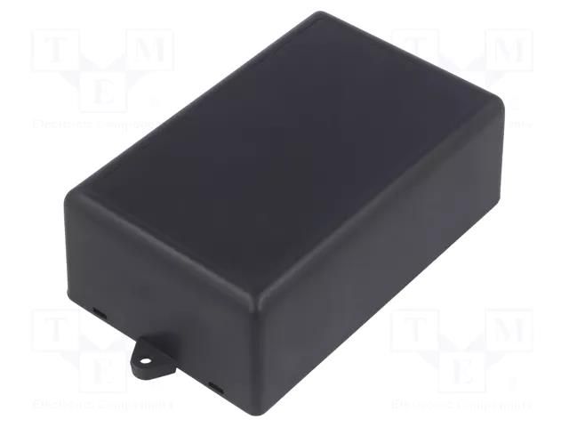 Enclosure: multipurpose; X: 70mm; Y: 109mm; Z: 40mm; ABS; black COMBIPLAST CP-19-27-BK