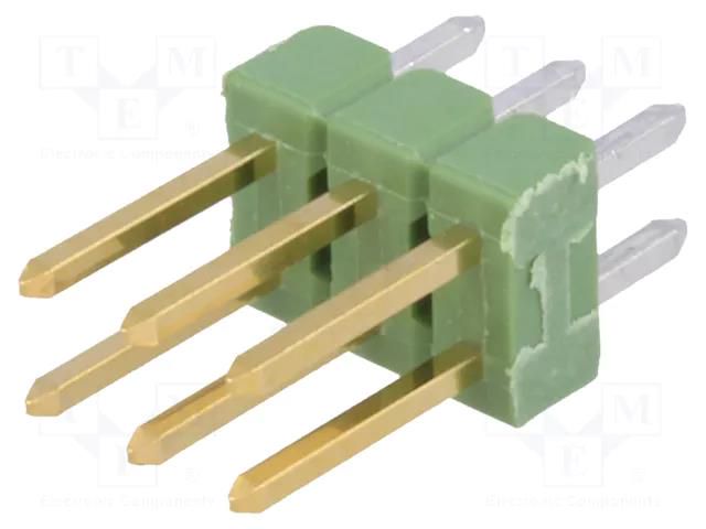 Connector: pin strips; pin header; male; PIN: 6; AMPMODU MOD II TE Connectivity 826632-3