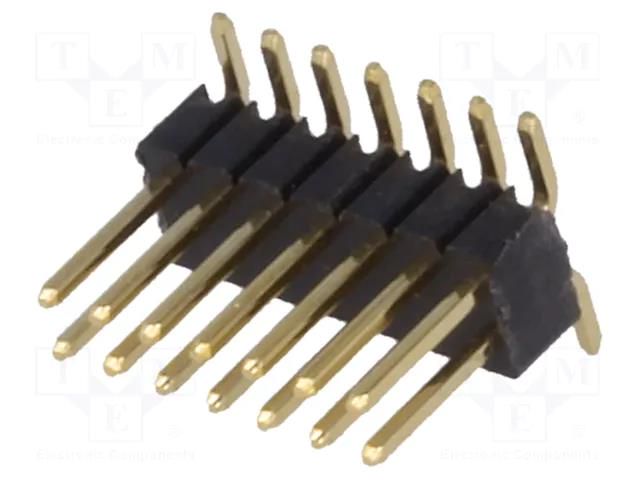 Connector: pin strips; pin header; male; PIN: 14; vertical; SMT CONNFLY ZL322-2X7P